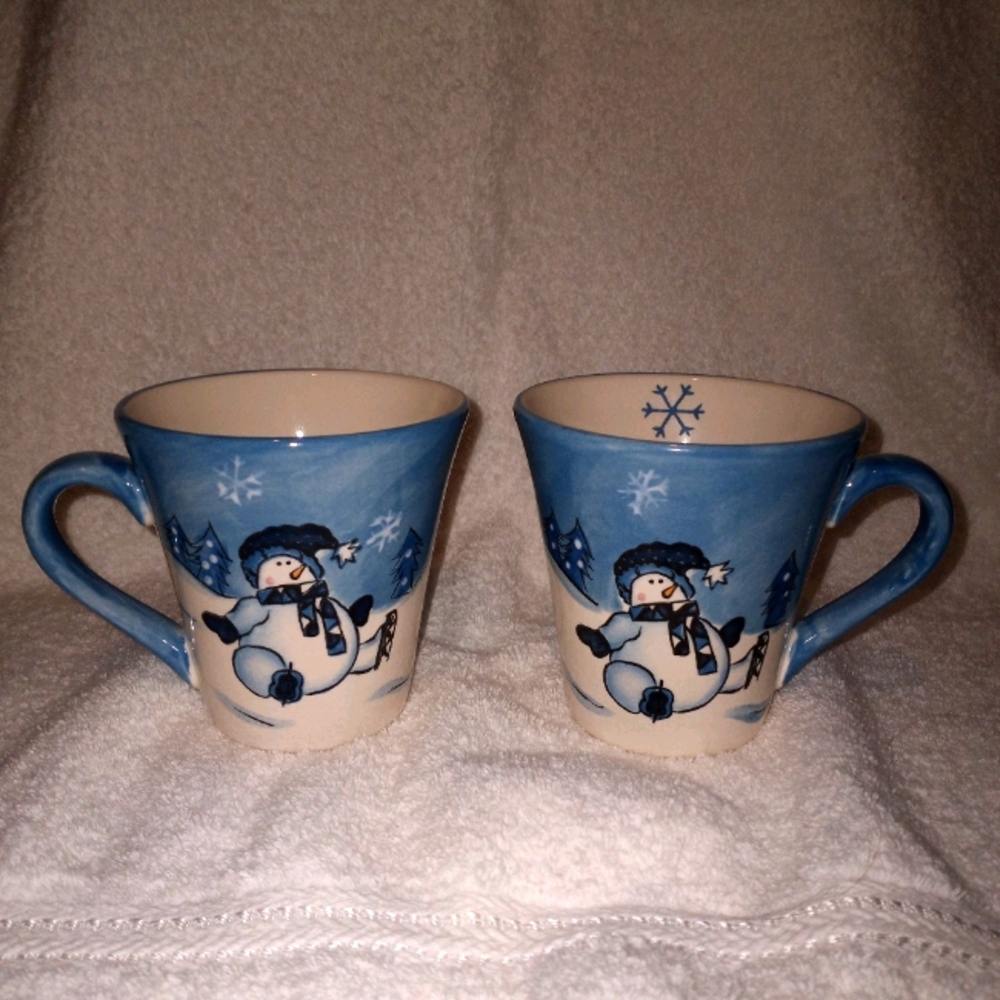 Twin Snowman Mugs